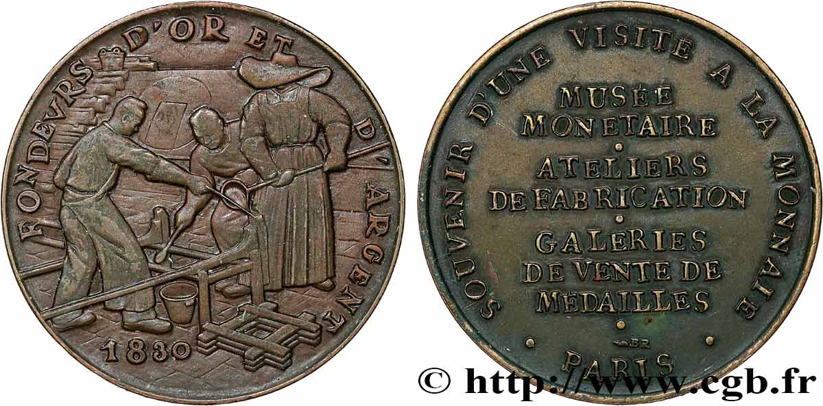 MONNAIE DE PARIS Médaille de souvenir du Musée de la Monnaie TTB+