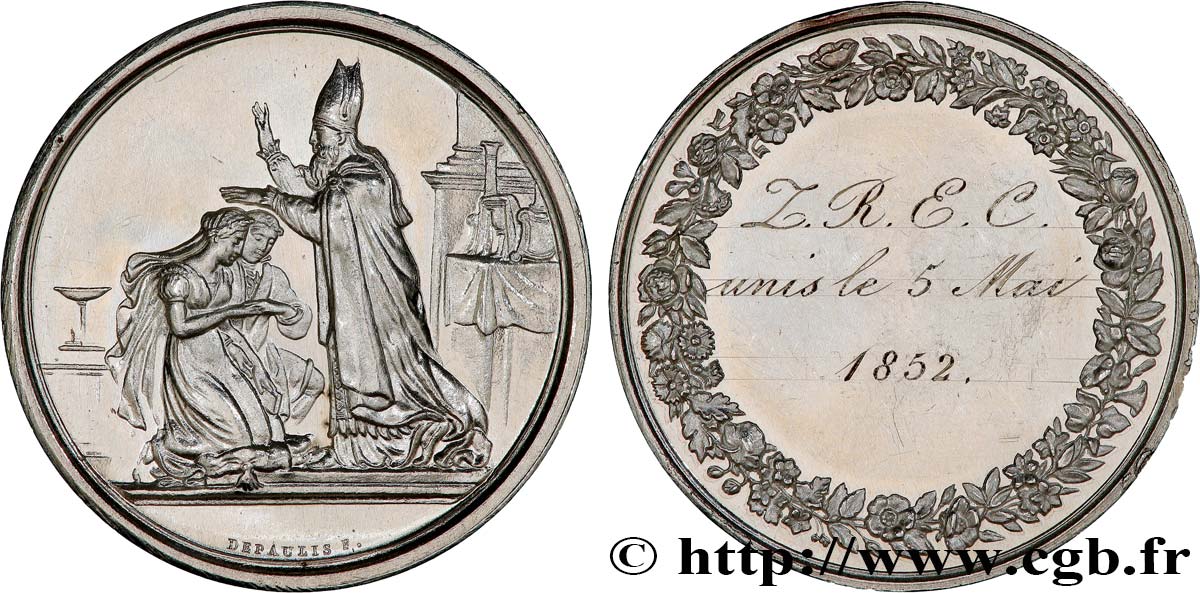 AMOUR ET MARIAGE Médaille de mariage SUP