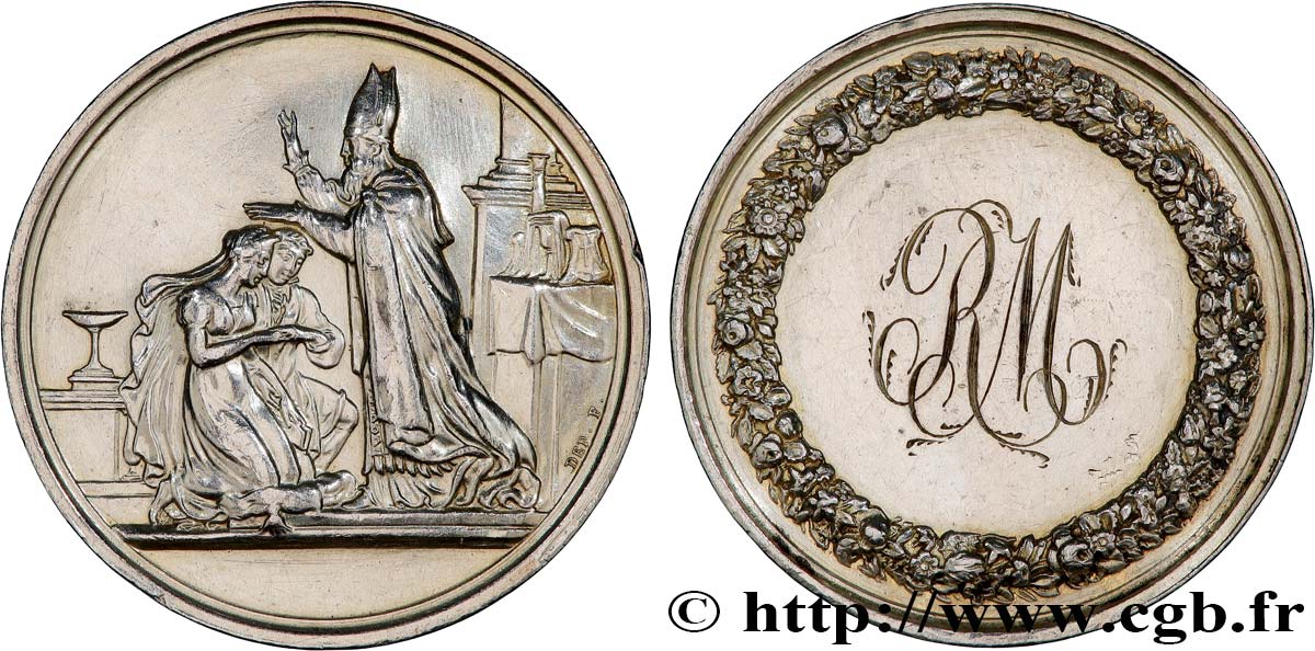 AMOUR ET MARIAGE Médaille de mariage AU