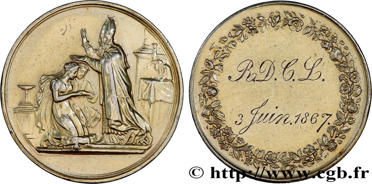 AMOUR ET MARIAGE Médaille de mariage TTB