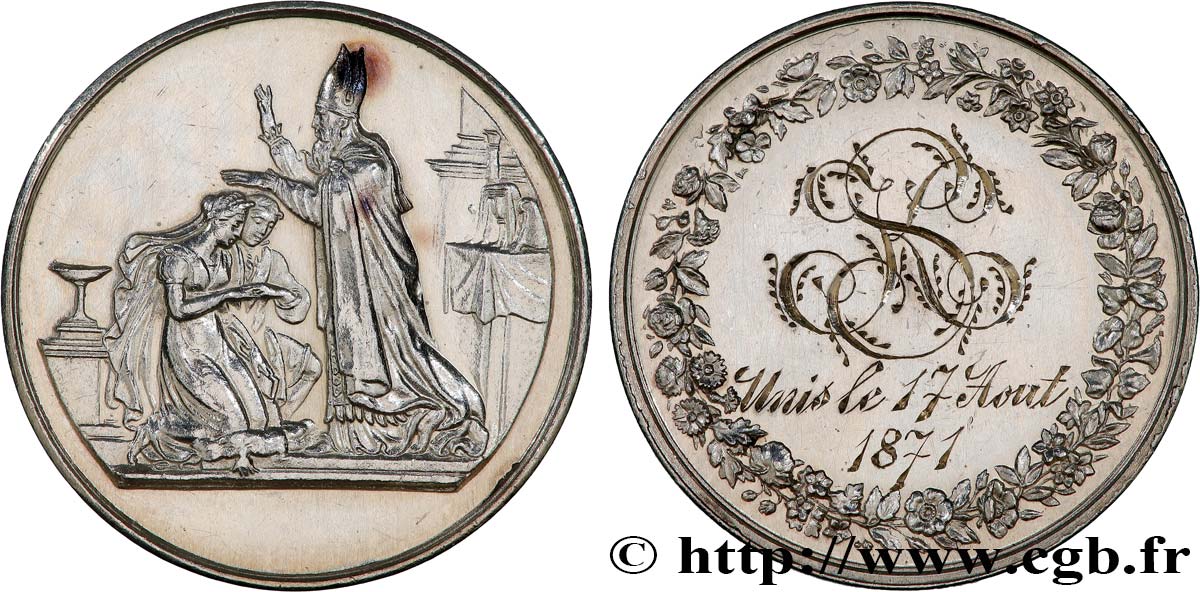 AMOUR ET MARIAGE Médaille de mariage MBC+/EBC