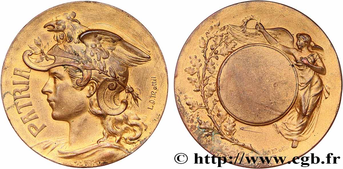 TROISIÈME RÉPUBLIQUE Médaille PATRIA, récompense TTB