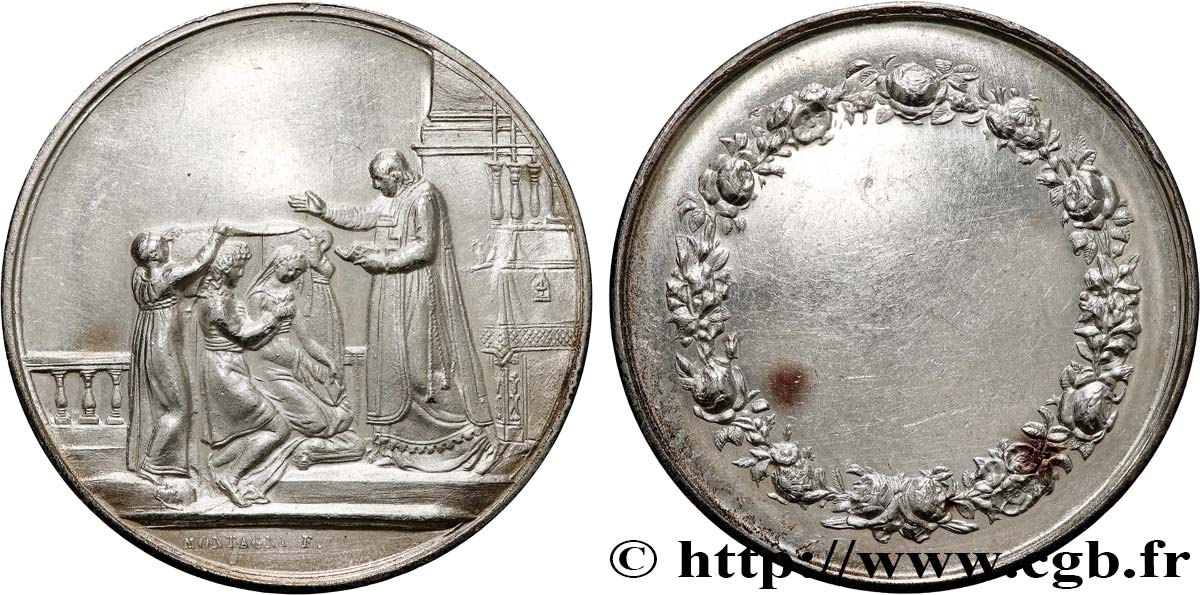 AMOUR ET MARIAGE Médaille de mariage TTB+