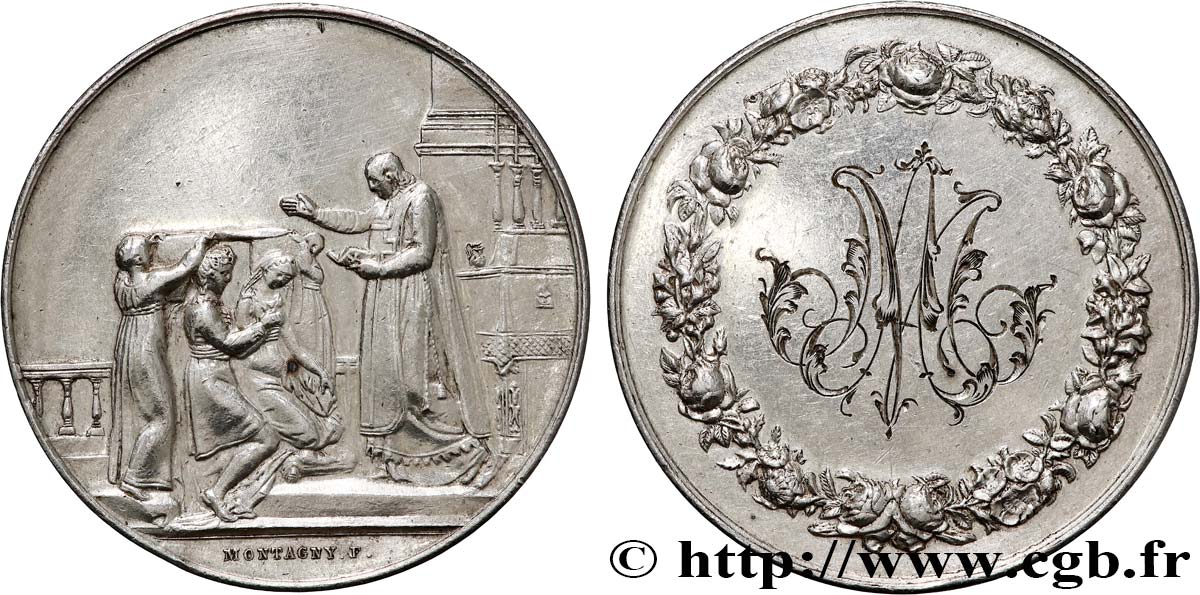 AMOUR ET MARIAGE Médaille de mariage TTB+