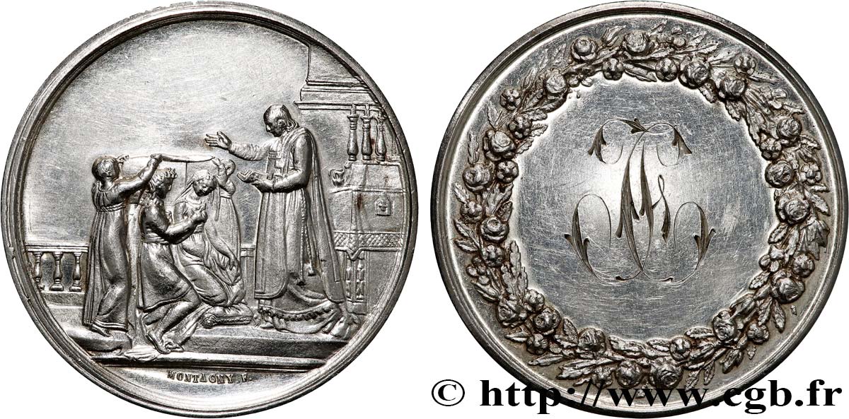 AMOUR ET MARIAGE Médaille de mariage TTB+/SUP