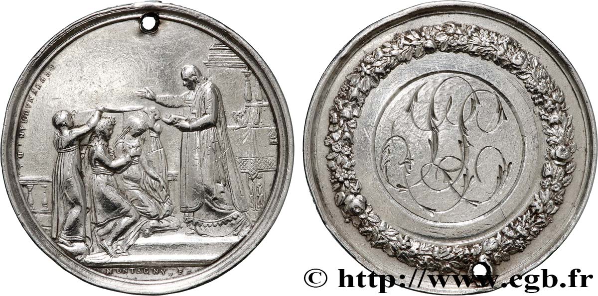 AMOUR ET MARIAGE Médaille de mariage TTB/TB+