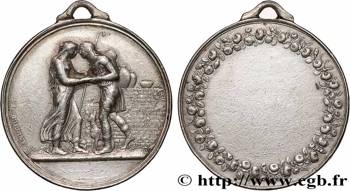 AMOUR ET MARIAGE Médaille de mariage, Jacob et Rachel, Stéphanie Napoléon et le Prince Louis de Bade VF