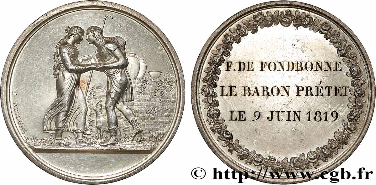 AMOUR ET MARIAGE Médaille de mariage, Jacob et Rachel, Stéphanie Napoléon et le Prince Louis de Bade MBC+/EBC