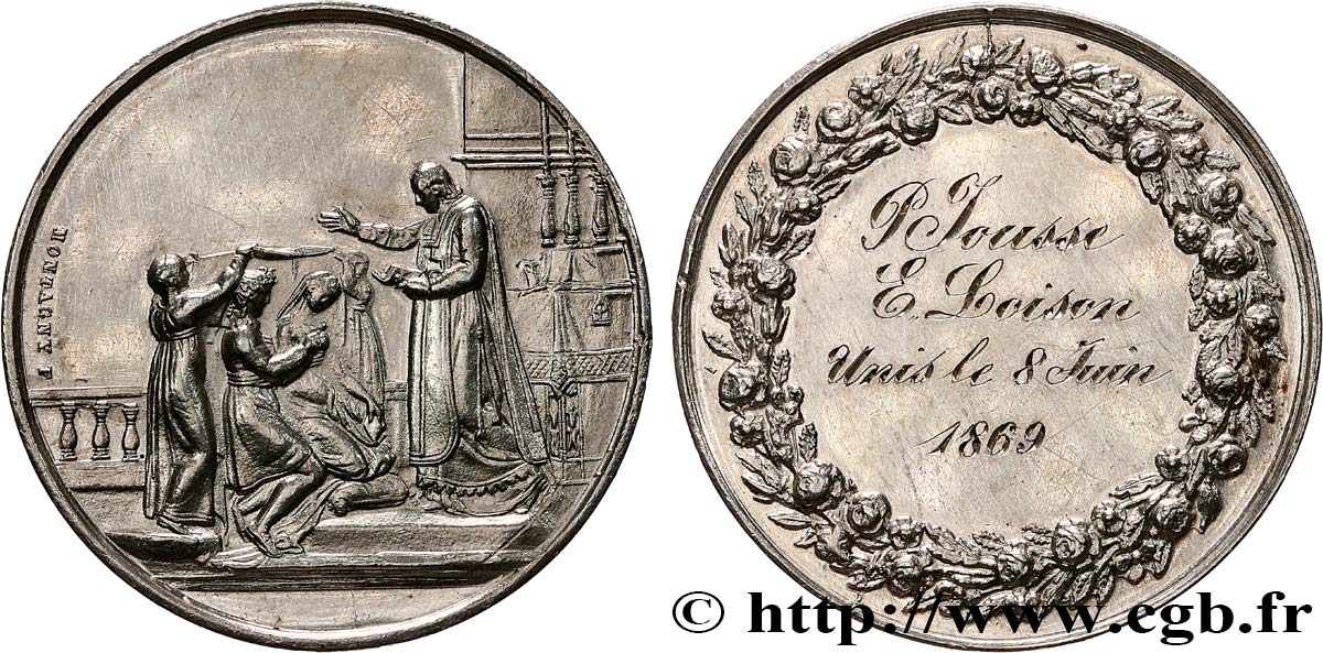 AMOUR ET MARIAGE Médaille de mariage SPL