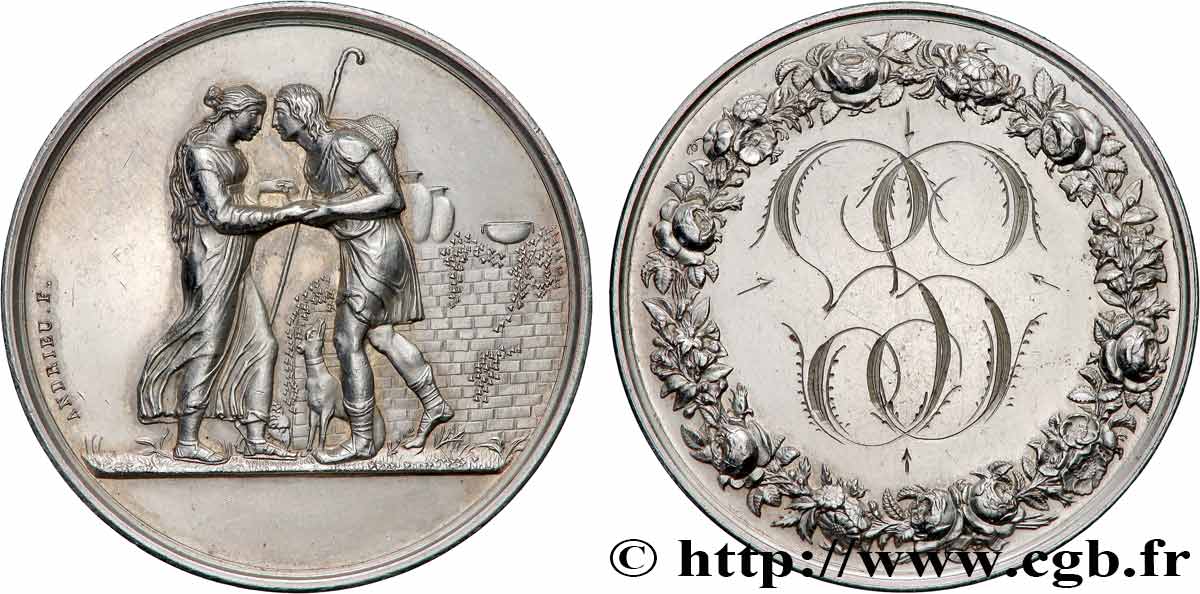 AMOUR ET MARIAGE Médaille de mariage, Jacob et Rachel, Stéphanie Napoléon et le Prince Louis de Bade MBC+