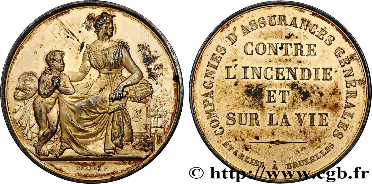 ASSURANCES Médaille, Compagnies d’assurances générales TTB+