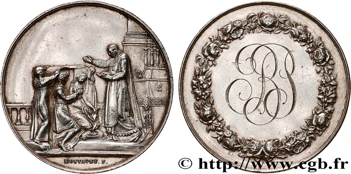 AMOUR ET MARIAGE Médaille de mariage AU