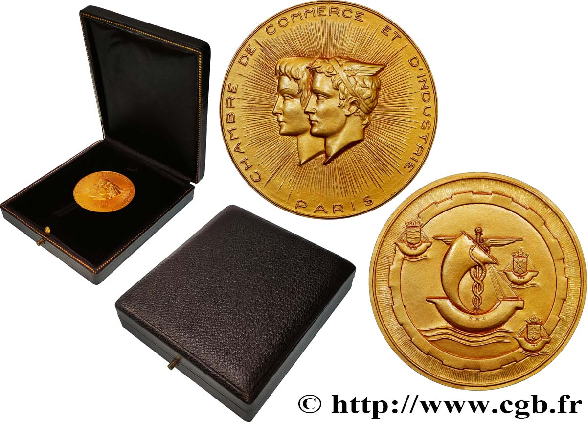 CHAMBRES DE COMMERCE Médaille, chambre de commerce et d’industrie de Paris fST