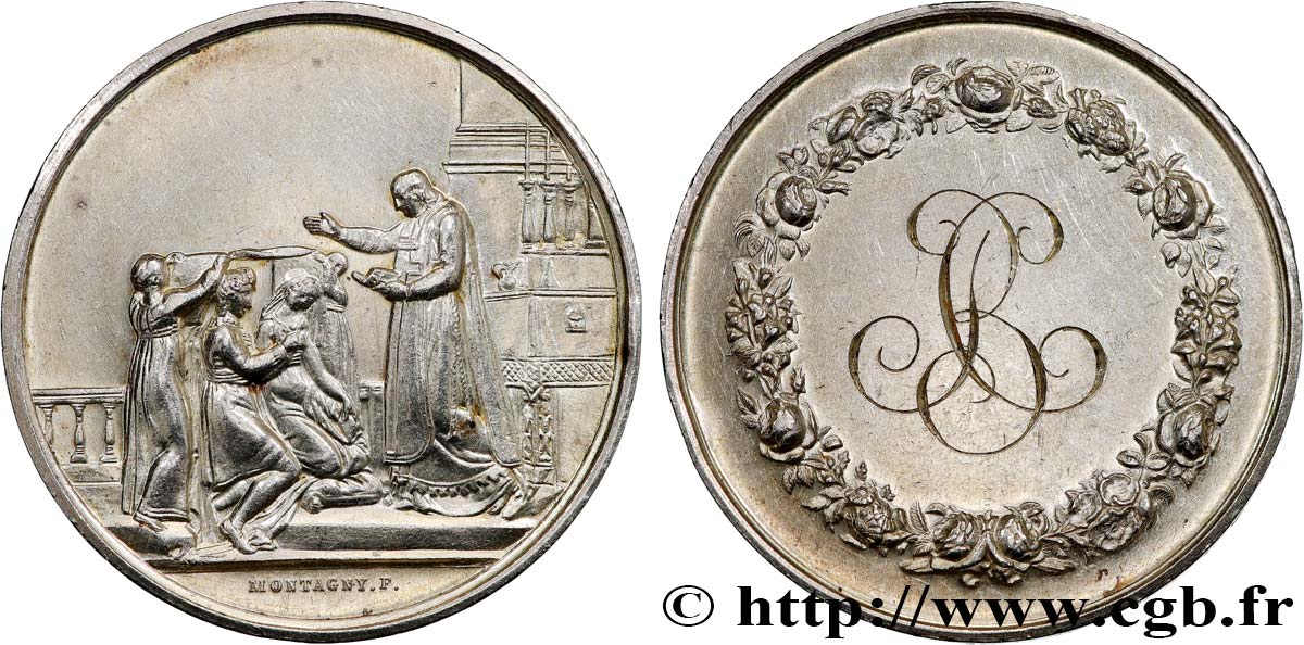 AMOUR ET MARIAGE Médaille de mariage TTB+/SUP