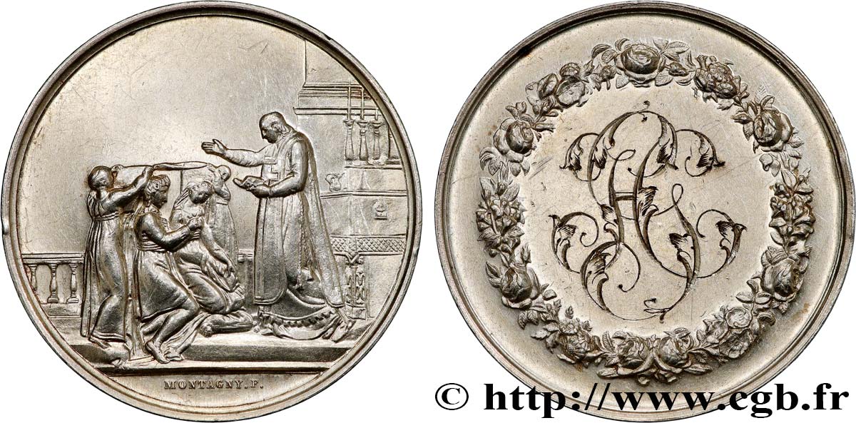 AMOUR ET MARIAGE Médaille de mariage AU