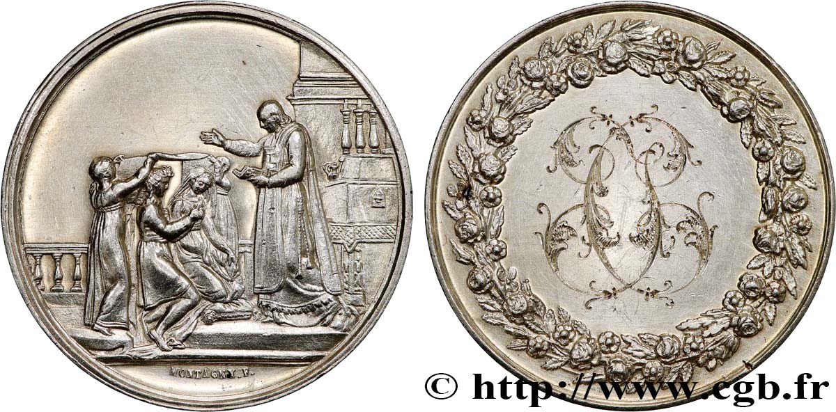 AMOUR ET MARIAGE Médaille de mariage AU