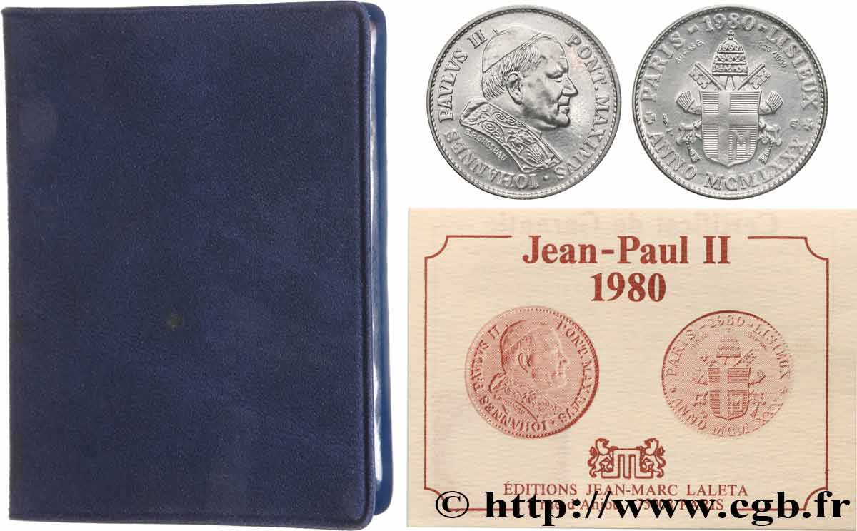 JEAN-PAUL II (Karol Wojtyla) Médaille, visite en France de Jean-Paul II FDC
