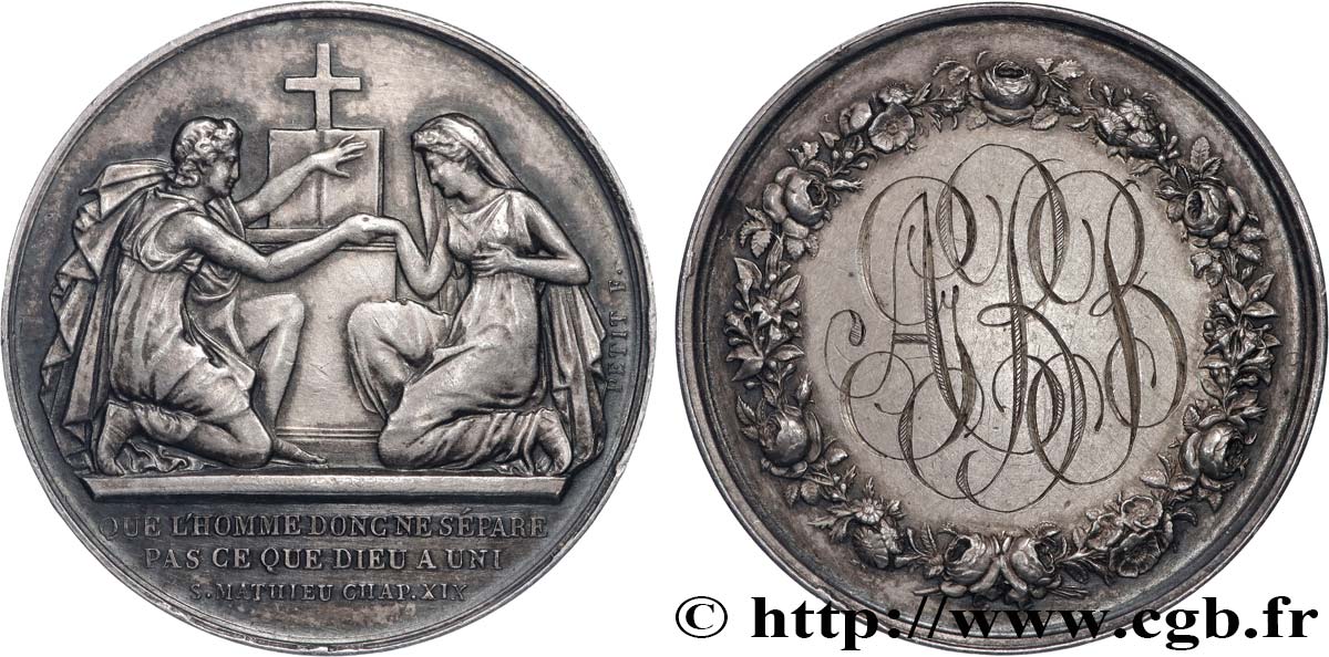AMOUR ET MARIAGE Médaille de mariage MBC+