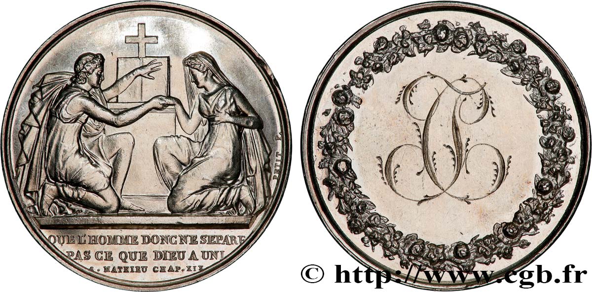 LOVE AND MARRIAGE Médaille de mariage AU