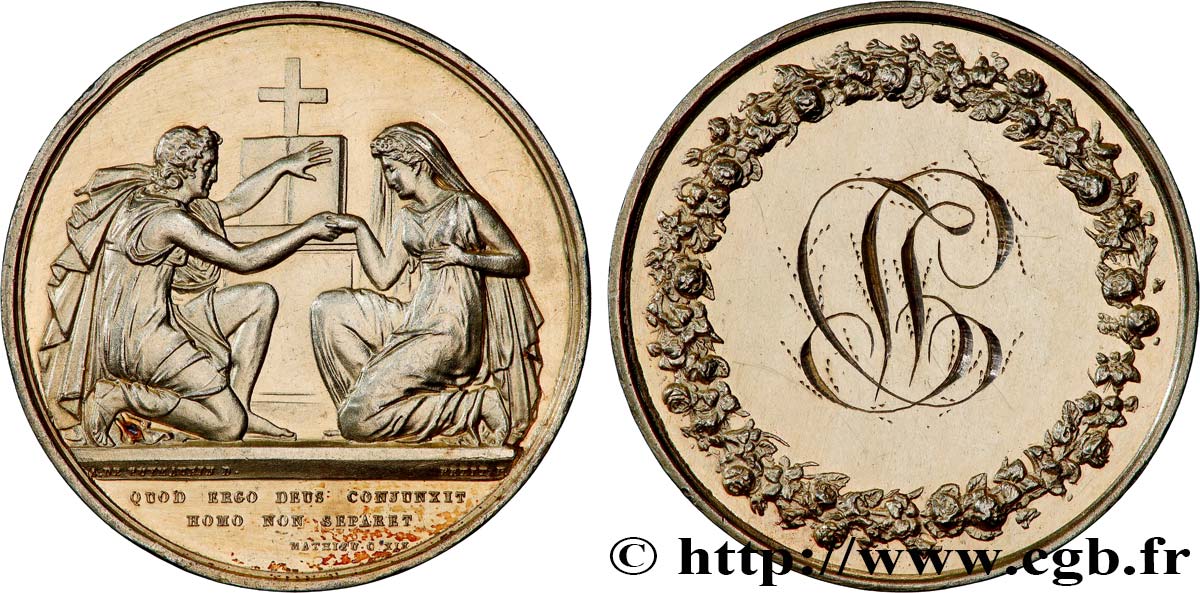 AMOUR ET MARIAGE Médaille de mariage fVZ