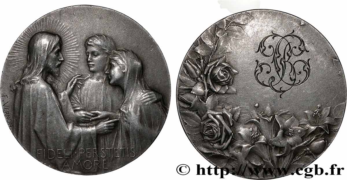 DRITTE FRANZOSISCHE REPUBLIK Médaille de mariage fVZ