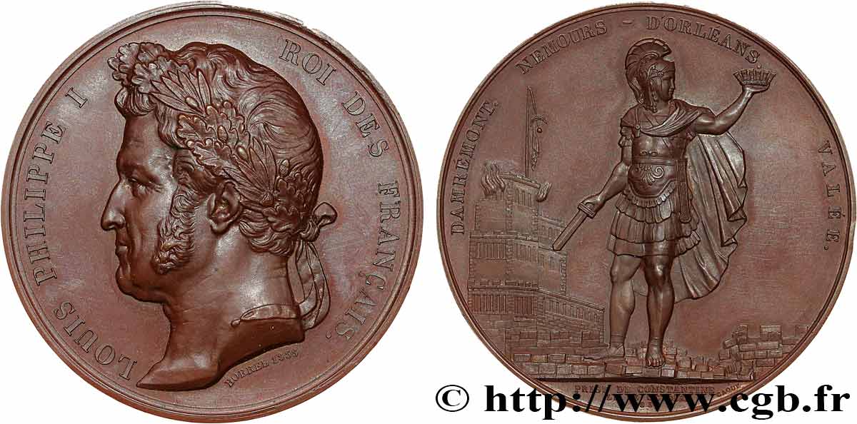 ALGÉRIE - LOUIS PHILIPPE Médaille, Prise de Constantine  EBC