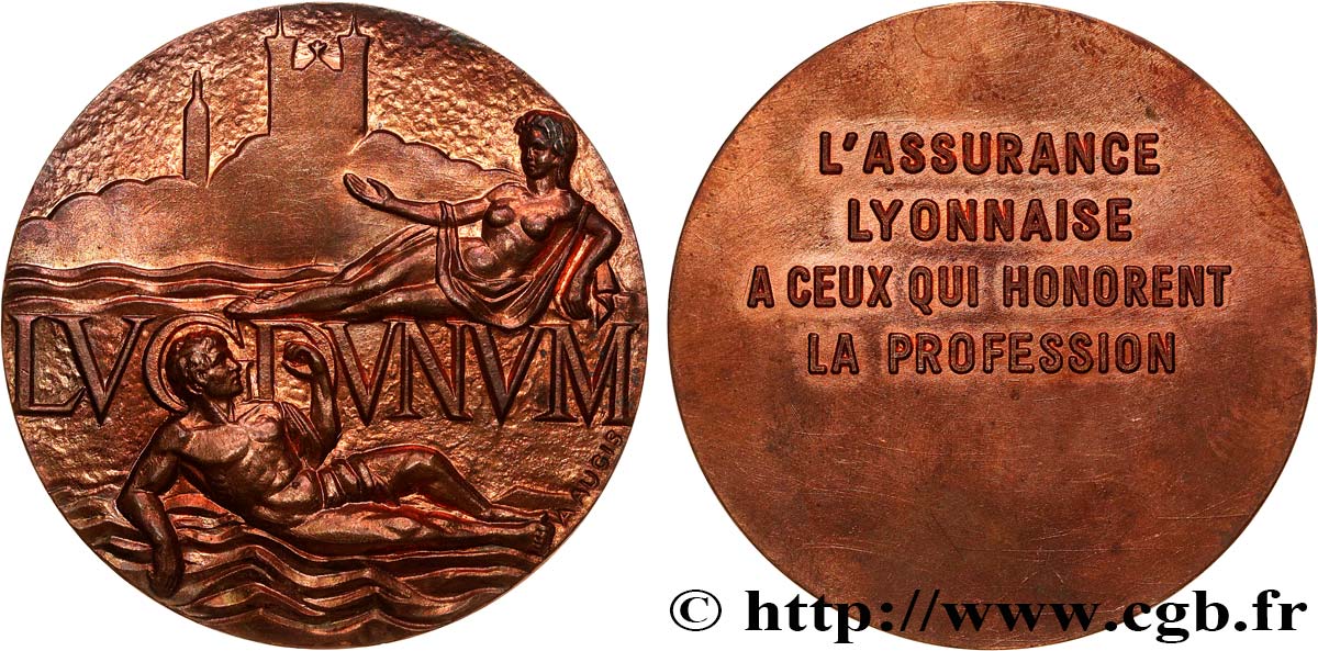 INSURANCES Médaille, Assurance lyonnaise AU