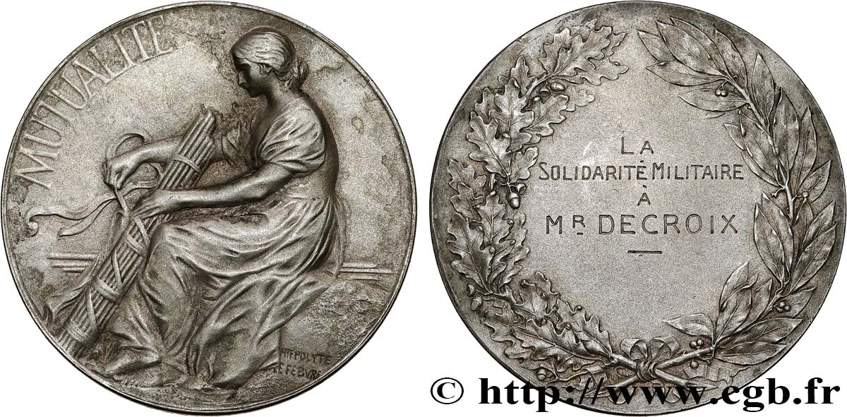 ASSURANCES Médaille, Mutualité, la Solidarité militaire SUP