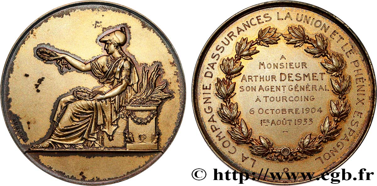 ASSURANCES Médaille, La Union et le Phénix espagnol AU