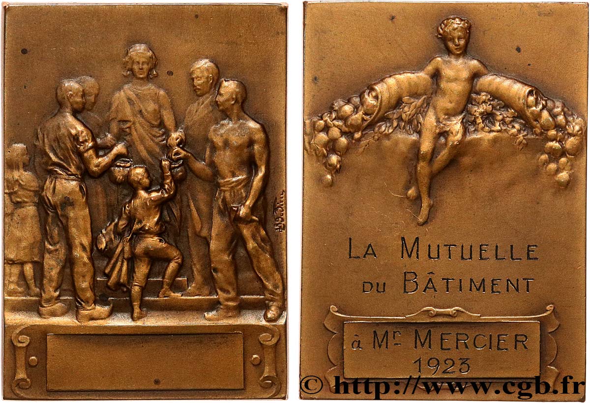 INSURANCES Plaquette, Mutuelle du bâtiment AU