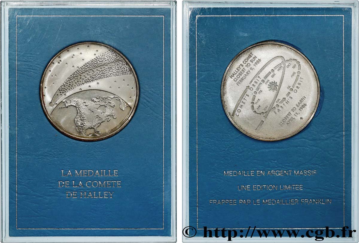 SCIENCE & SCIENTIFIC Médaille, Comète de Halley MS