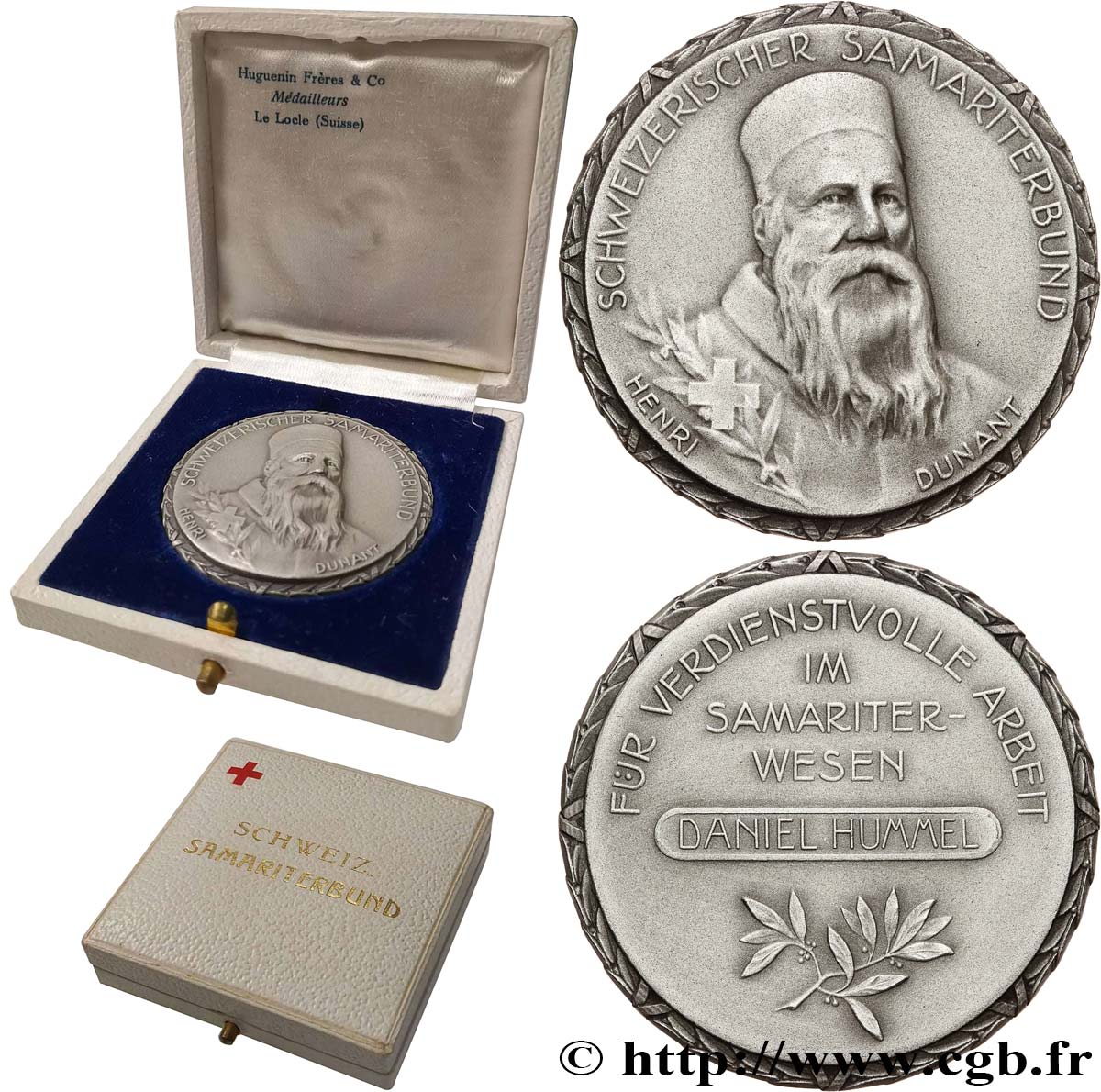 SWITZERLAND Médaille de récompense, Fédération suisse des samaritains AU