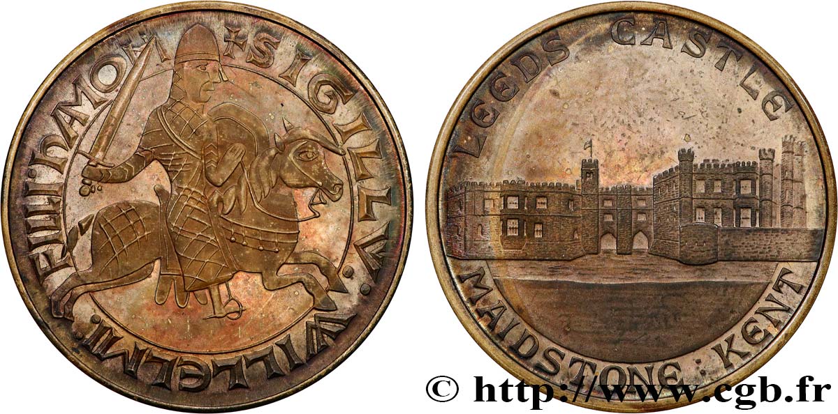 ROYAUME-UNI Médaille, Château de Leeds SUP