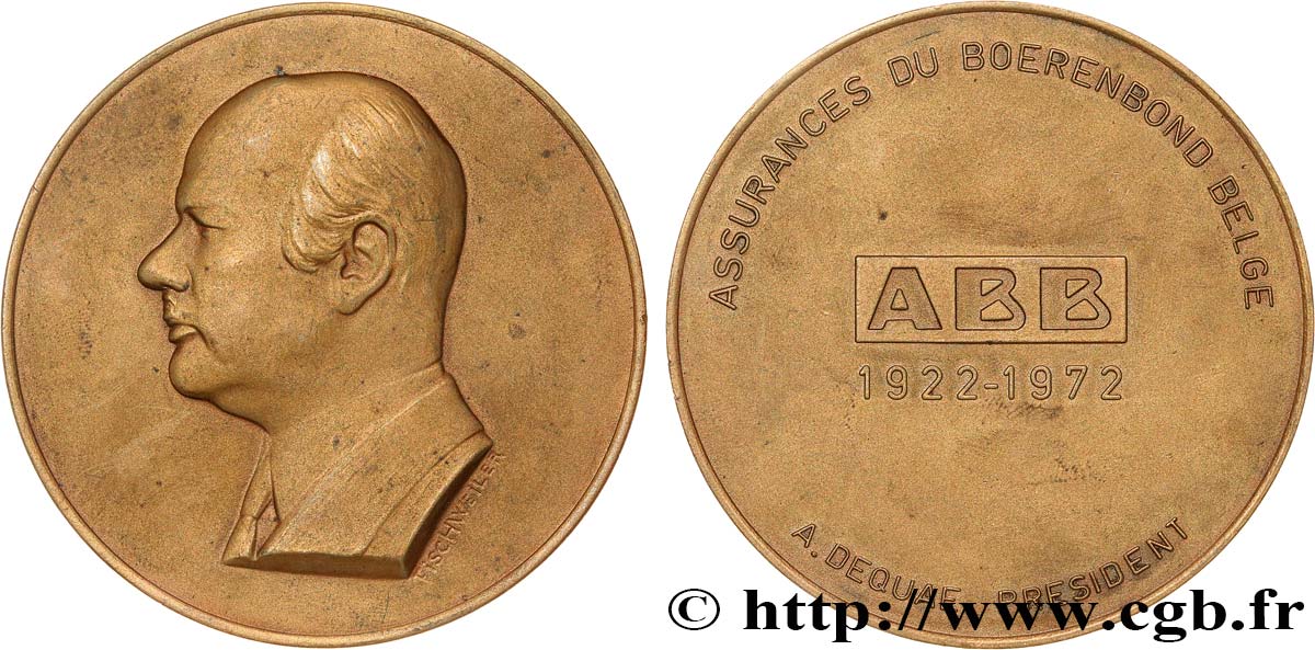 LES ASSURANCES Médaille, Assurances du Boerenbond belge q.SPL