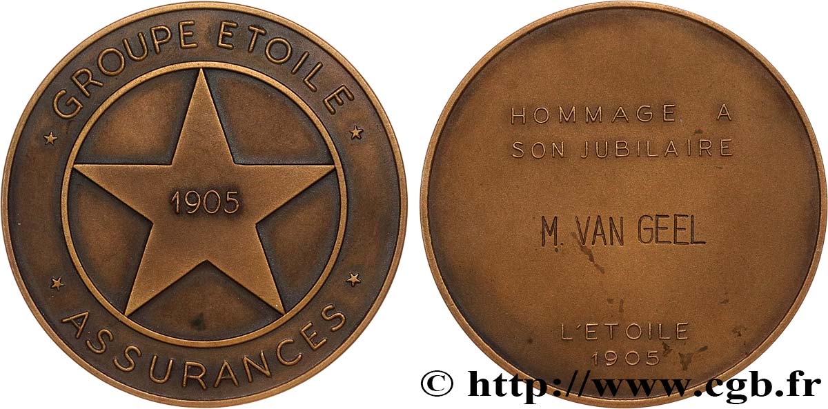 ASSURANCES Médaille, Groupe Étoile AU