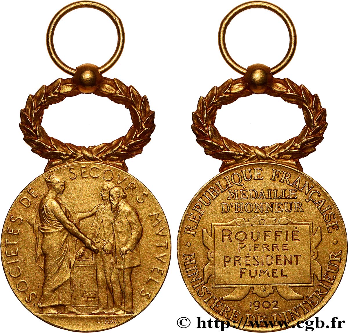 ASSURANCES Médaille, Société de secours mutuels AU