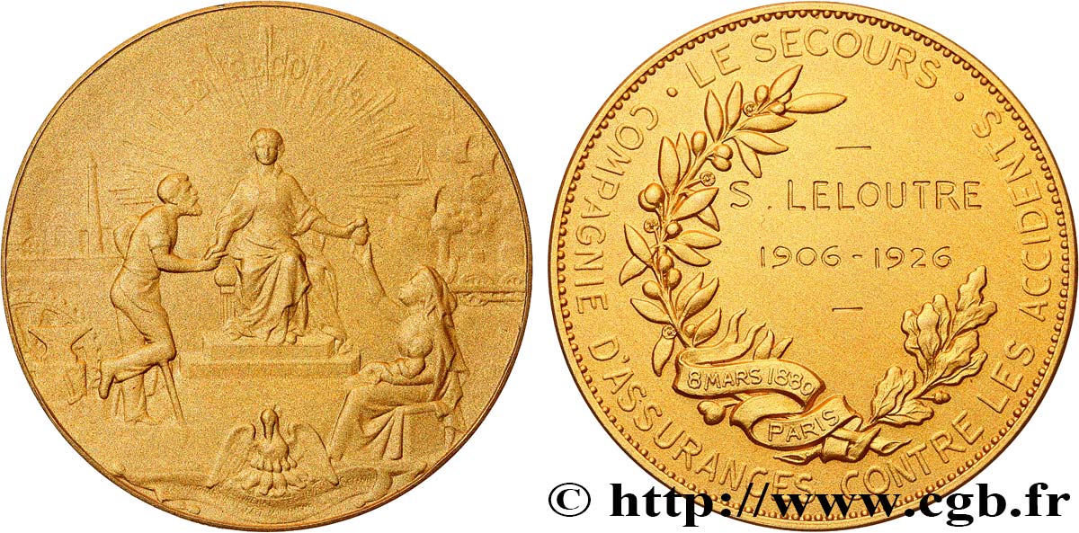 ASSURANCES Médaille, Le Secours AU
