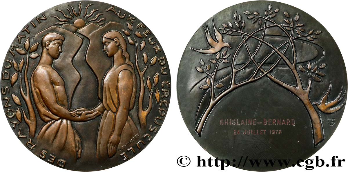 AMOUR ET MARIAGE Médaille de mariage SUP