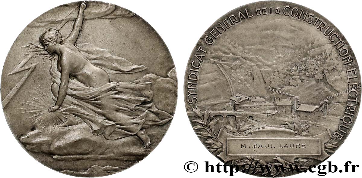ASSOCIATIONS PROFESSIONNELLES - SYNDICATS Médaille, Syndicat général de la construction électrique SUP