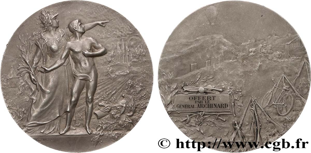 TROISIÈME RÉPUBLIQUE Médaille offerte par le Général Archinard SUP