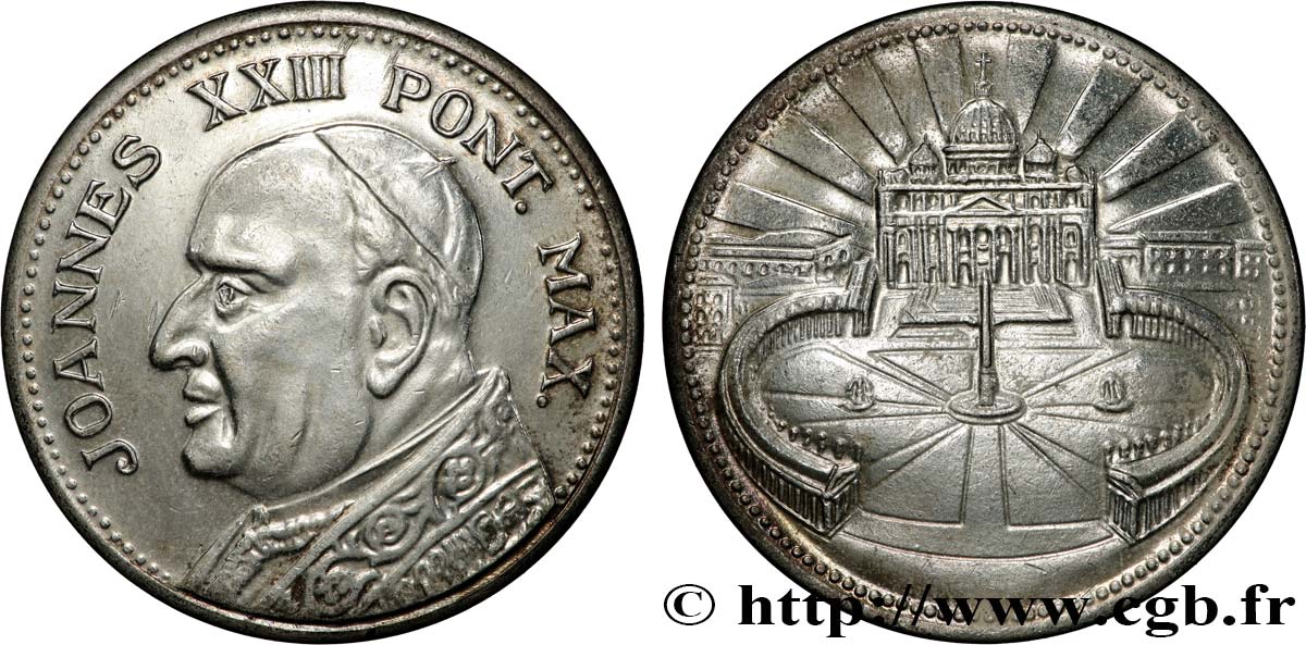 ITALY - PAPAL STATES - JOHN XXIII (Angelo Giuseppe Roncalli) Médaille, Cité du Vatican AU