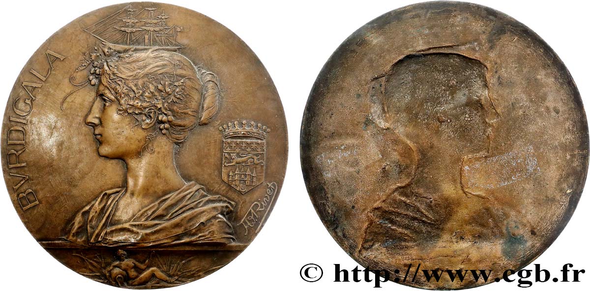 III REPUBLIC Plaque, Fonte, Burdigala AU