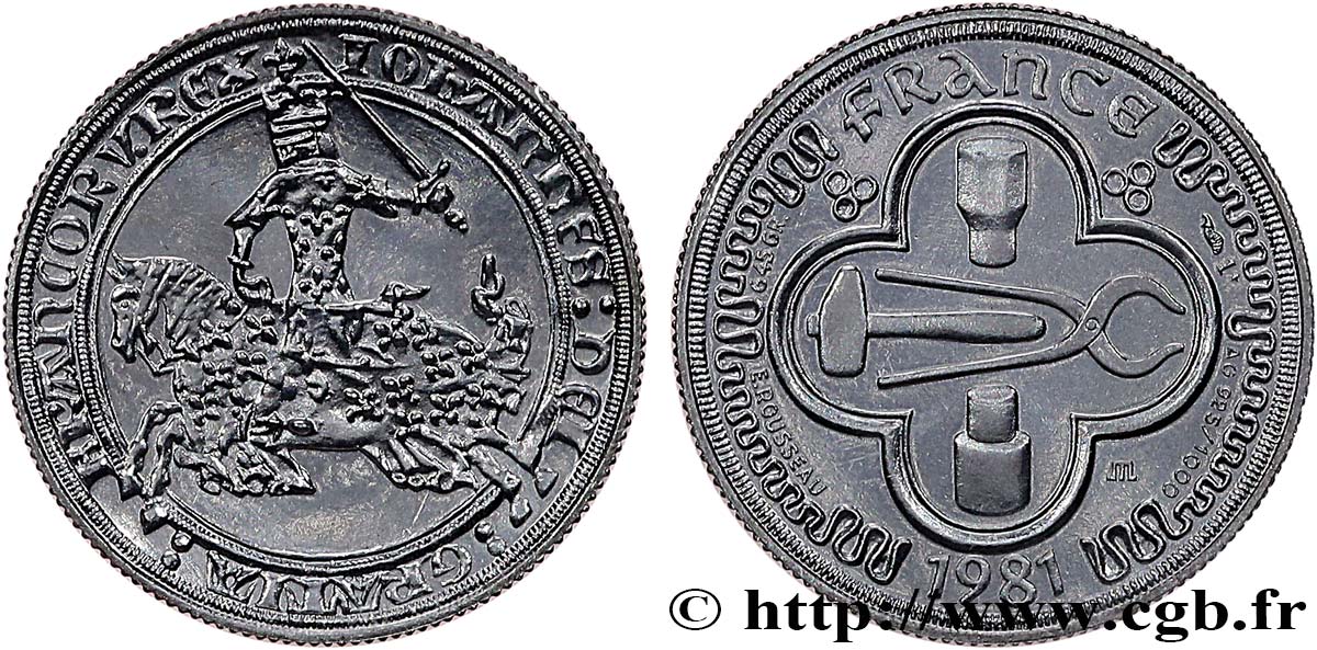 CINQUIÈME RÉPUBLIQUE Module de 20 francs, Franc à cheval FDC