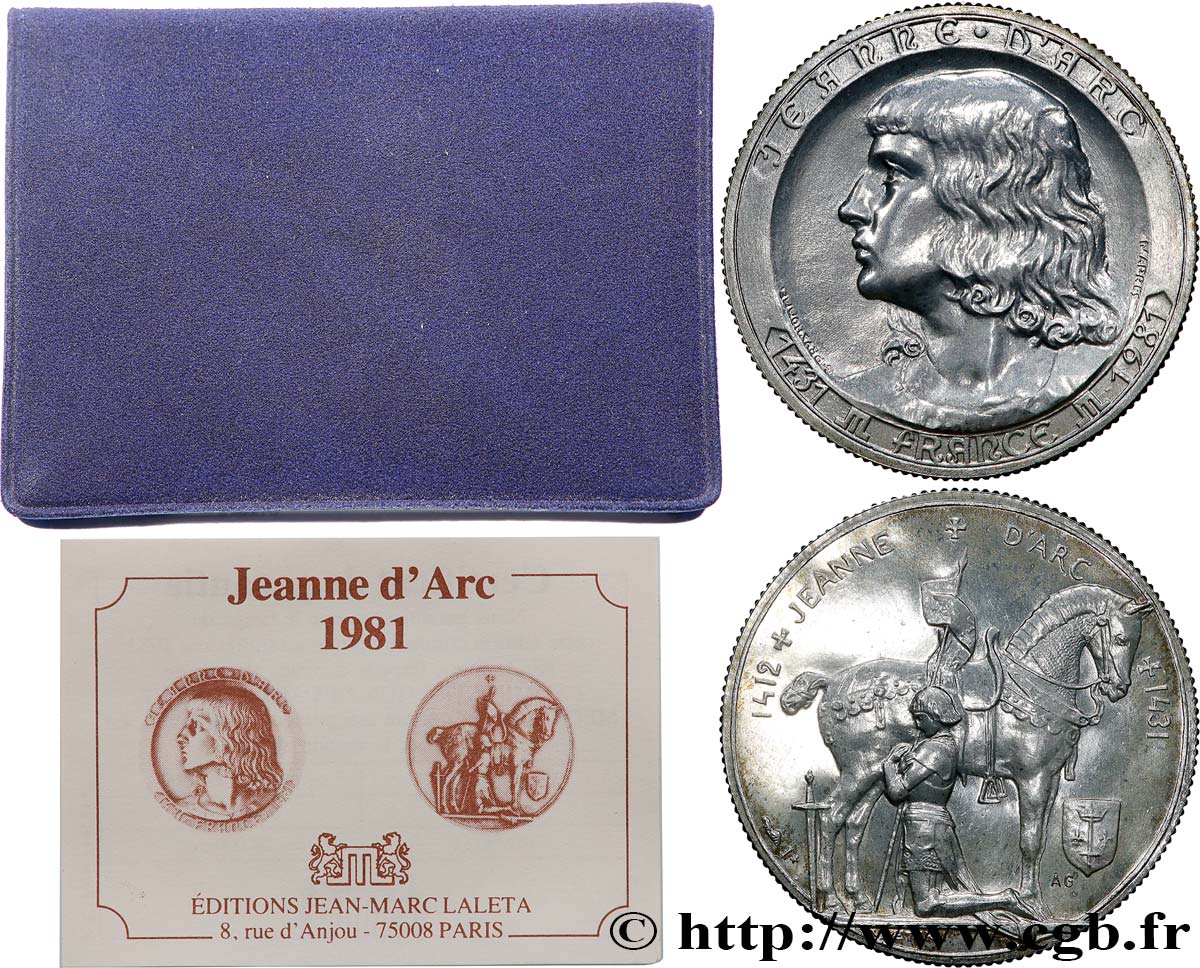 PERSONNAGES DIVERS Médaille, Jeanne d’arc SUP