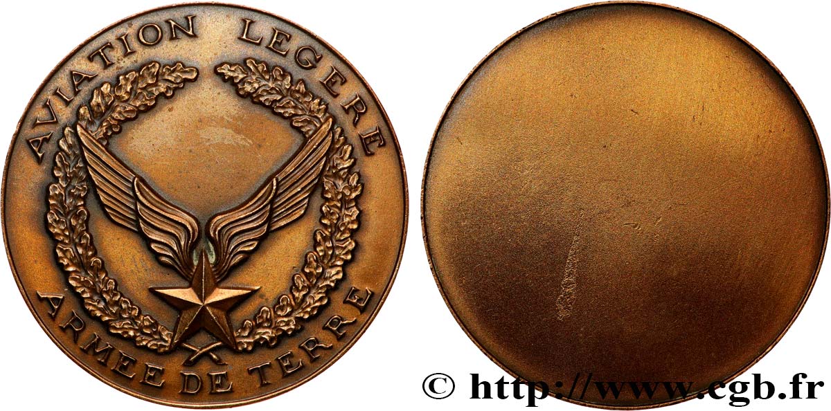 CINQUIÈME RÉPUBLIQUE Médaille, Aviation légère TTB+