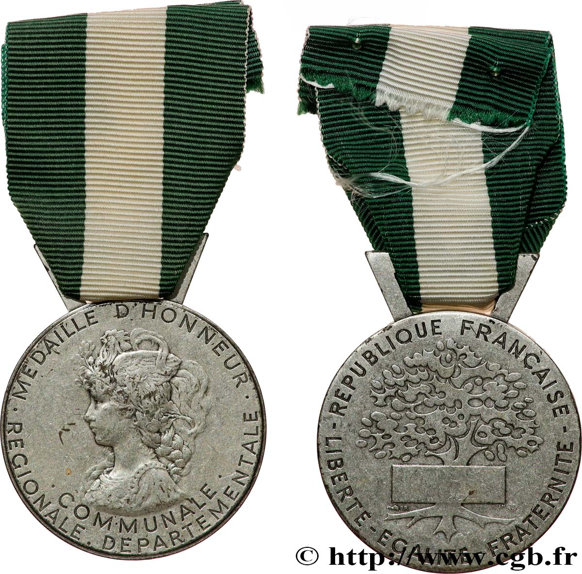 QUINTA REPUBBLICA FRANCESE Médaille d’Honneur communale, régionale, départementale q.SPL