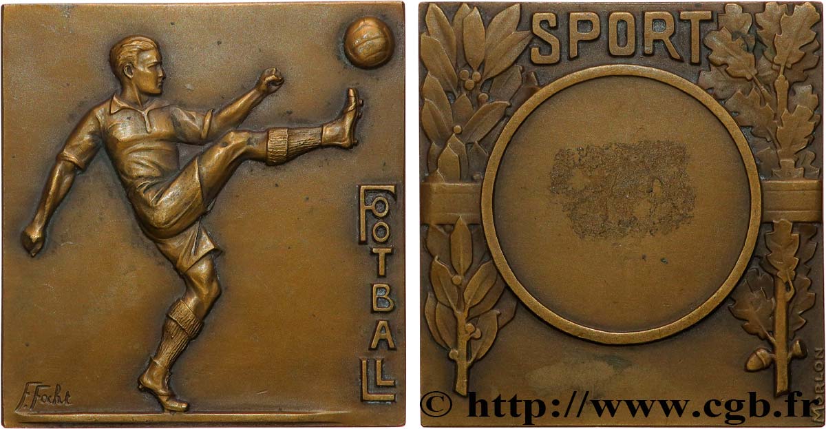 SPORTS Plaquette, Football SUP