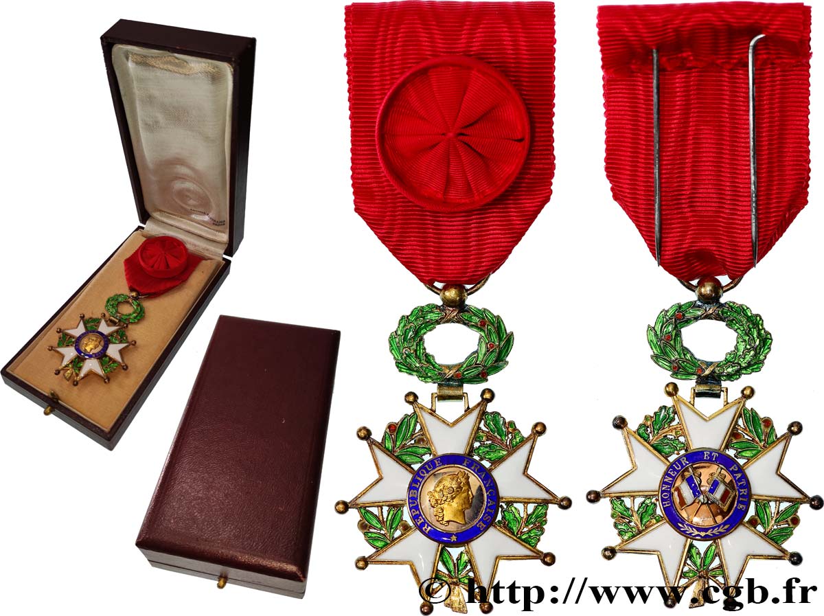 TERZA REPUBBLICA FRANCESE Légion d’Honneur - Officier q.SPL