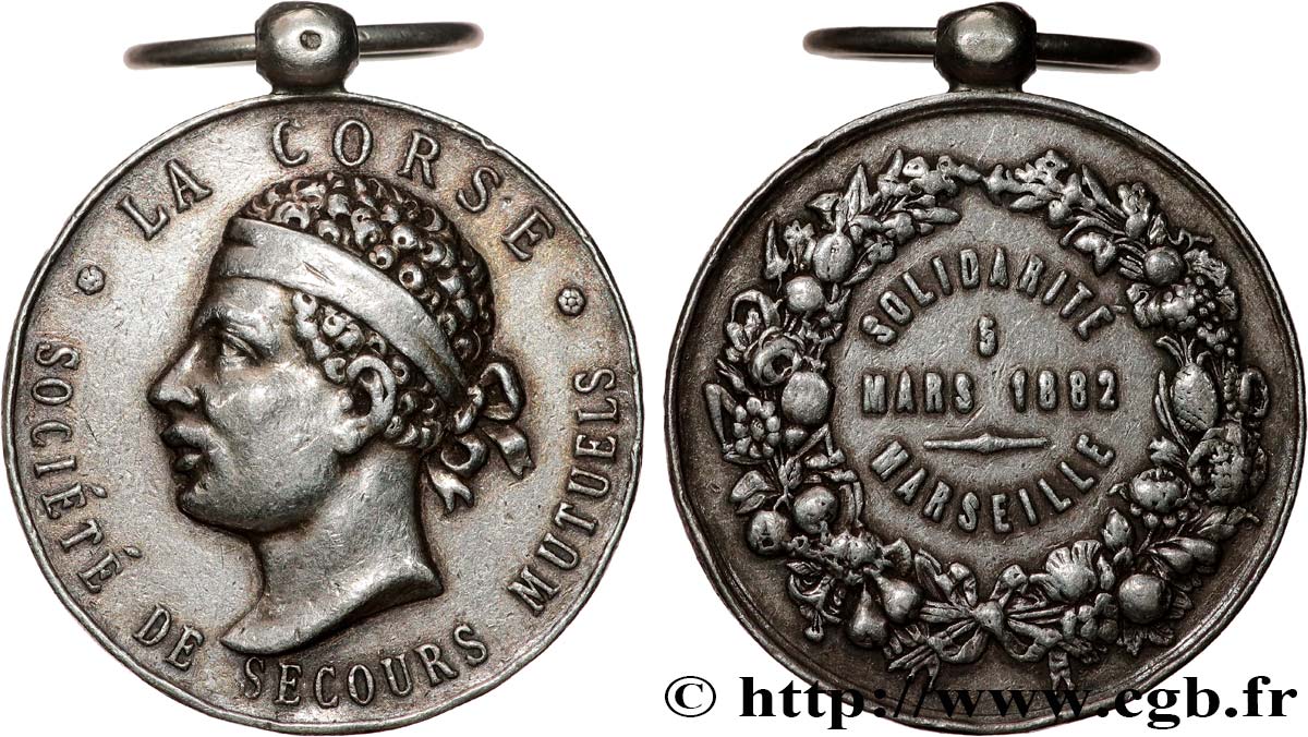 ASSURANCES Médaille, La Corse XF