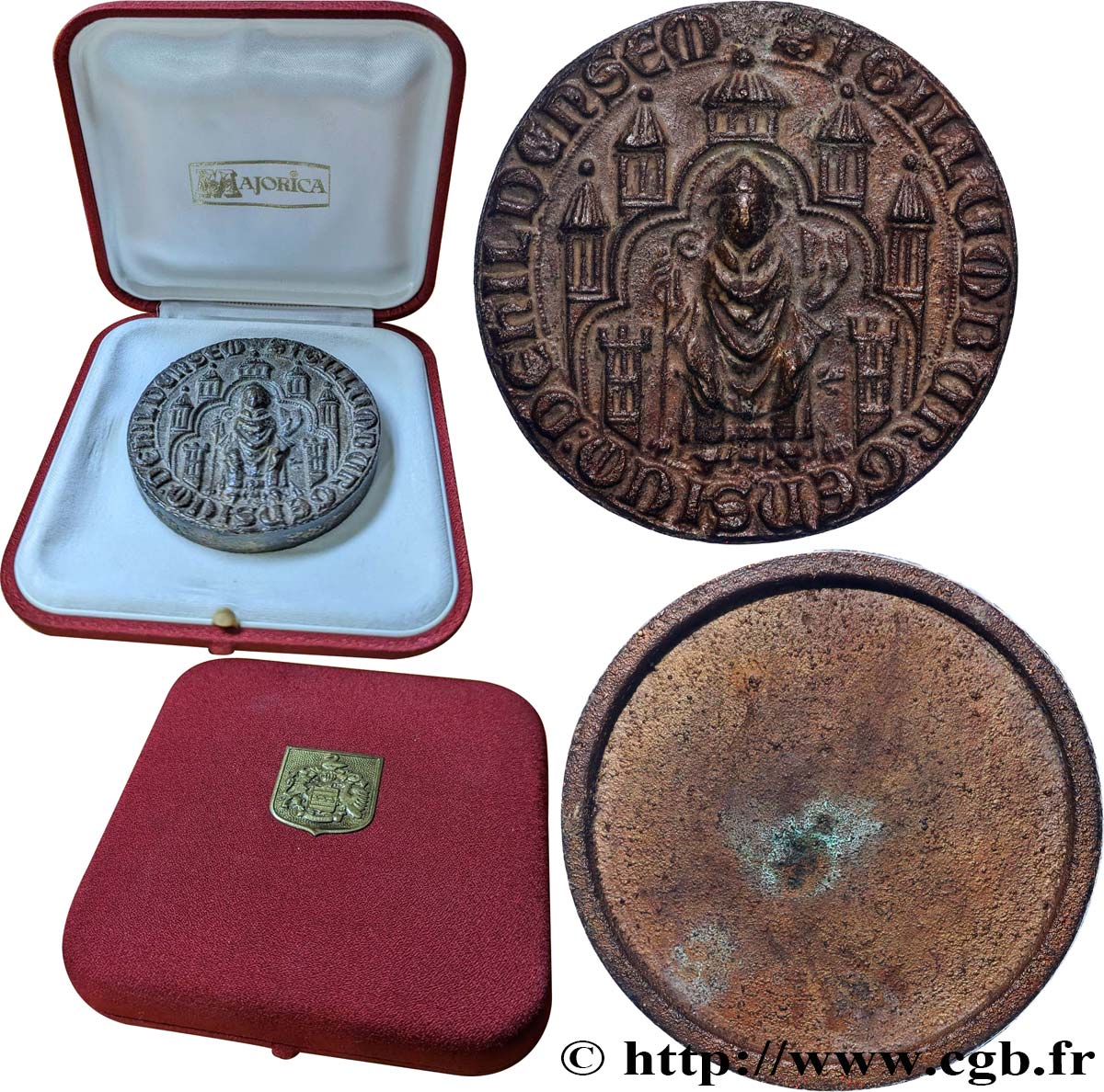 MONUMENTS ET HISTOIRE Médaille, Reproduction du sceau d’Hildesheim SUP